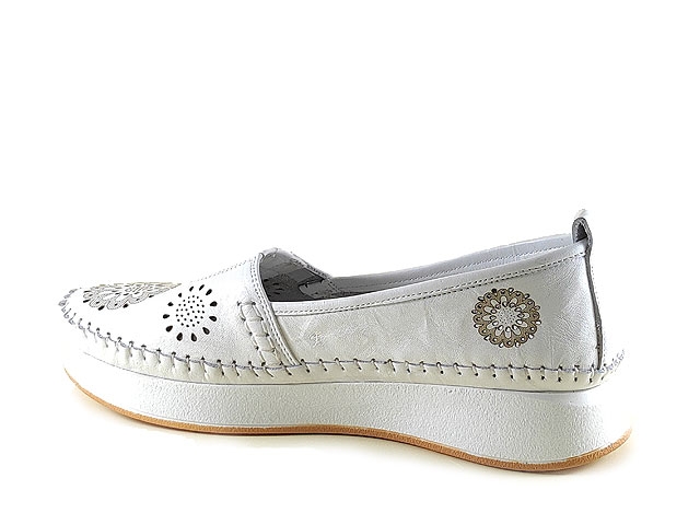 Дамски обувки естествена кожа TR 1031-2 Бели