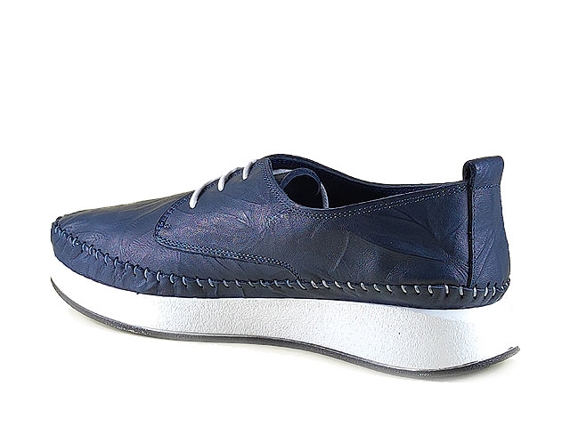 Дамски обувки естествена кожа TR 1020-3 Сини