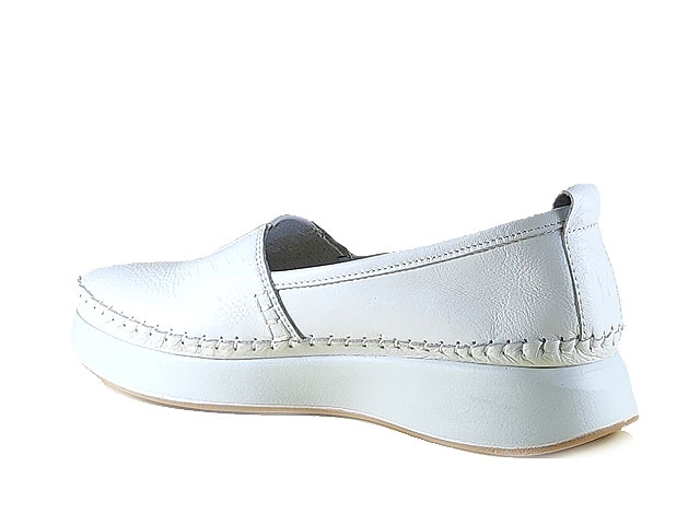 Дамски обувки естествена кожа TR 1038-3 Бели