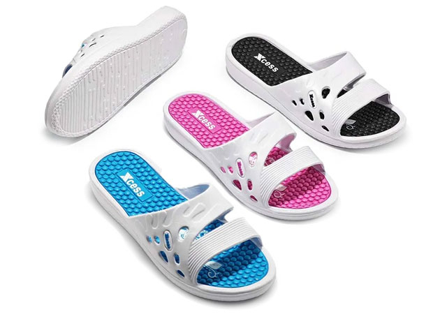 Дамски чехли 619 Черни, Сини, Розови