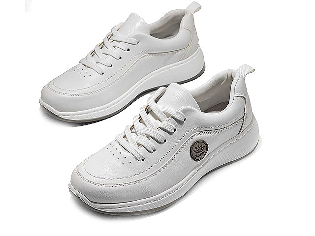 Дамски обувки от еко кожа 18115-2 Бели