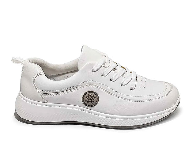 Дамски обувки от еко кожа 18115-2 Бели