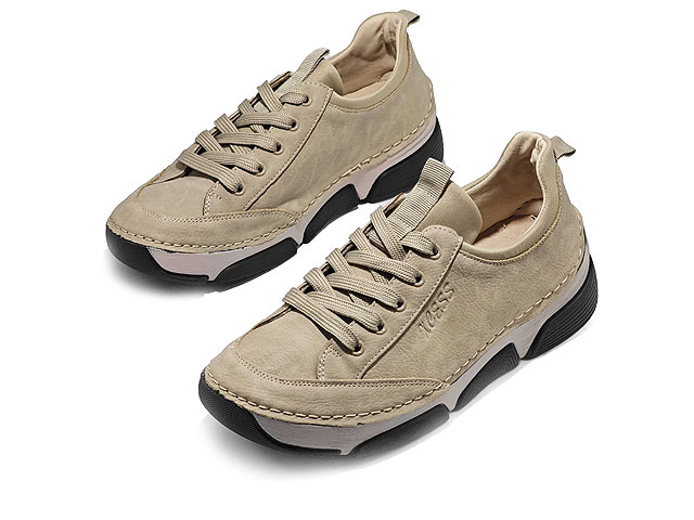 Дамски обувки от еко кожа 18046-2 Бежови