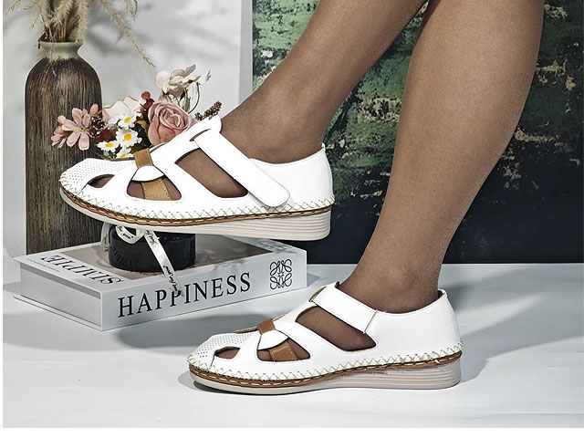 Дамски сандали 1135-2 Бели