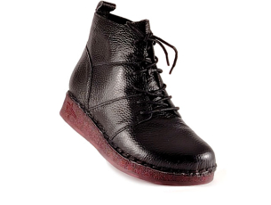 Дамски боти от естествена кожа 18062-1 Черни