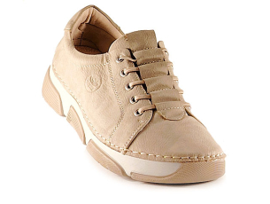 Дамски обувки от еко кожа 18086-2 Бежови